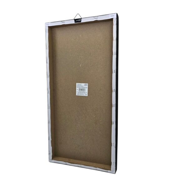 Black & White Swans Vertical Wall Art Stretched Canvas Gothic Bordeaux NEW - Picture 6 of 9